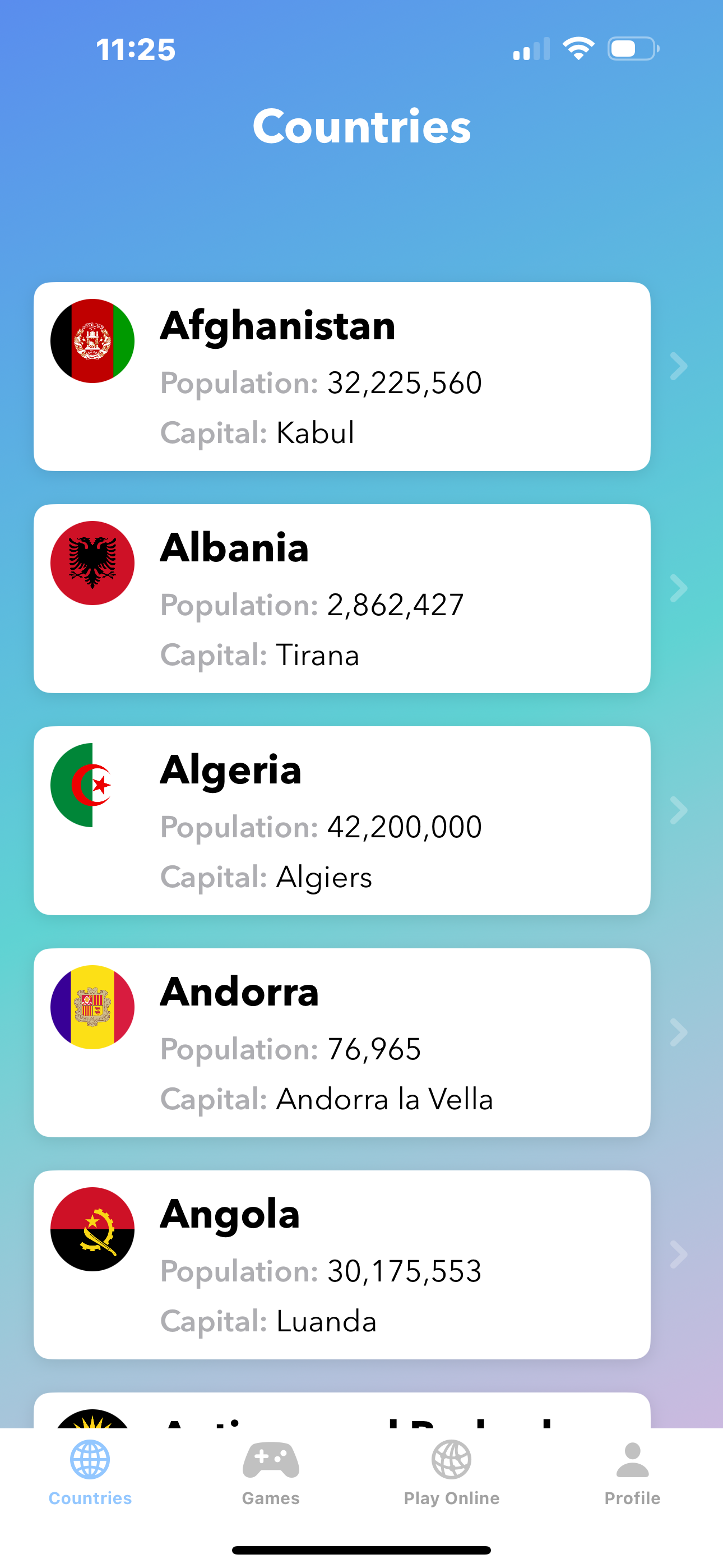 Explore Countries